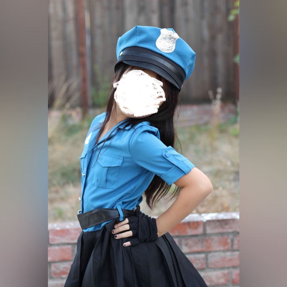 Girl Cop Halloween Costume